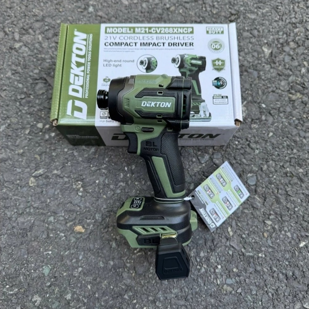 Máy siết vít dùng pin 21V 268Nm Dekton M21-CV268XNCP (màu olive) 3 máy siết vít dùng pin Dekton M21-CV268XNCP (3)