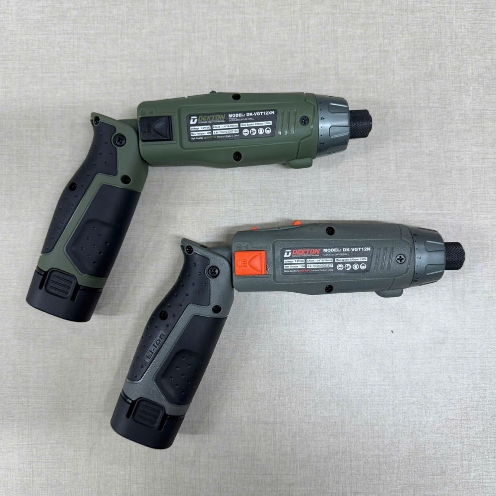 Máy vặn vít gập dùng pin Dekton DK-VGT12XN (màu olive) 9 máy siết vít gập dùng pin Dekton DK-VGT12XN (9)
