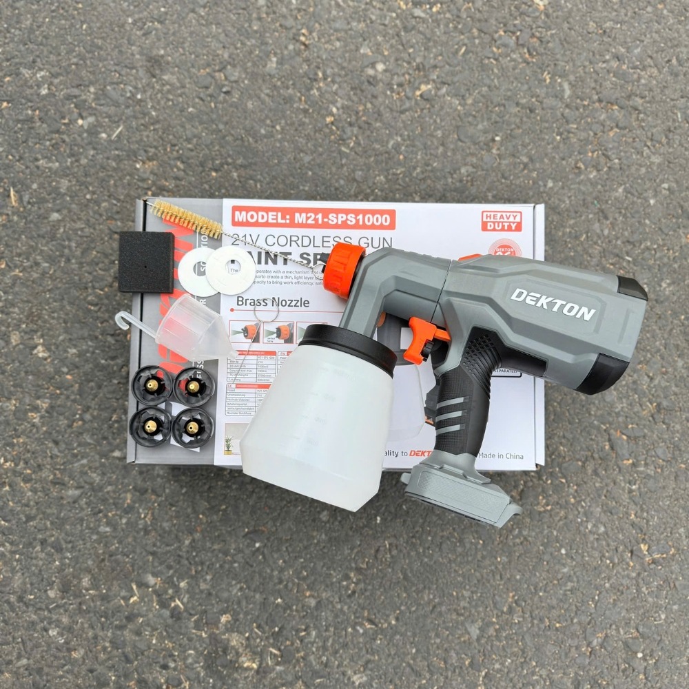 Máy phun sơn dùng pin 21V Dekton M21-SPS1000 3 Máy phun sơn dùng pin 21V Dekton M21-SPS1000 - Ảnh 3