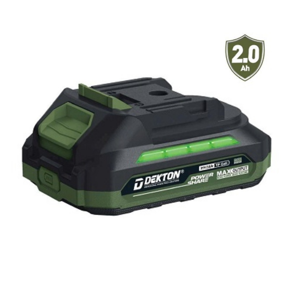 Pin 21V 2.0Ah Dekton M21-B2065XPLUS (dòng xả max 65A) 1 Pin 21V 2.0Ah Dekton M21-B2065XPLUS (Dòng xả max 65A)