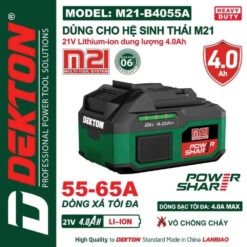 Pin 21V 4.0Ah Dekton M21-B4055A (dòng xả max 65A) 5 M21-B4055A (3)