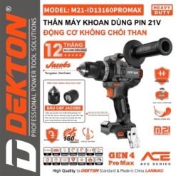 Máy khoan dùng pin 21V 160Nm Dekton M21-ID13160PROMAX 17 M21-ID13160PROMAX (3)