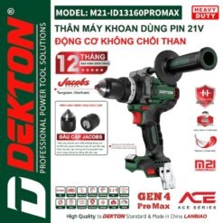 Máy khoan dùng pin 21V 160Nm Dekton M21-ID13160PROMAX 18 M21-ID13160PROMAX (4)