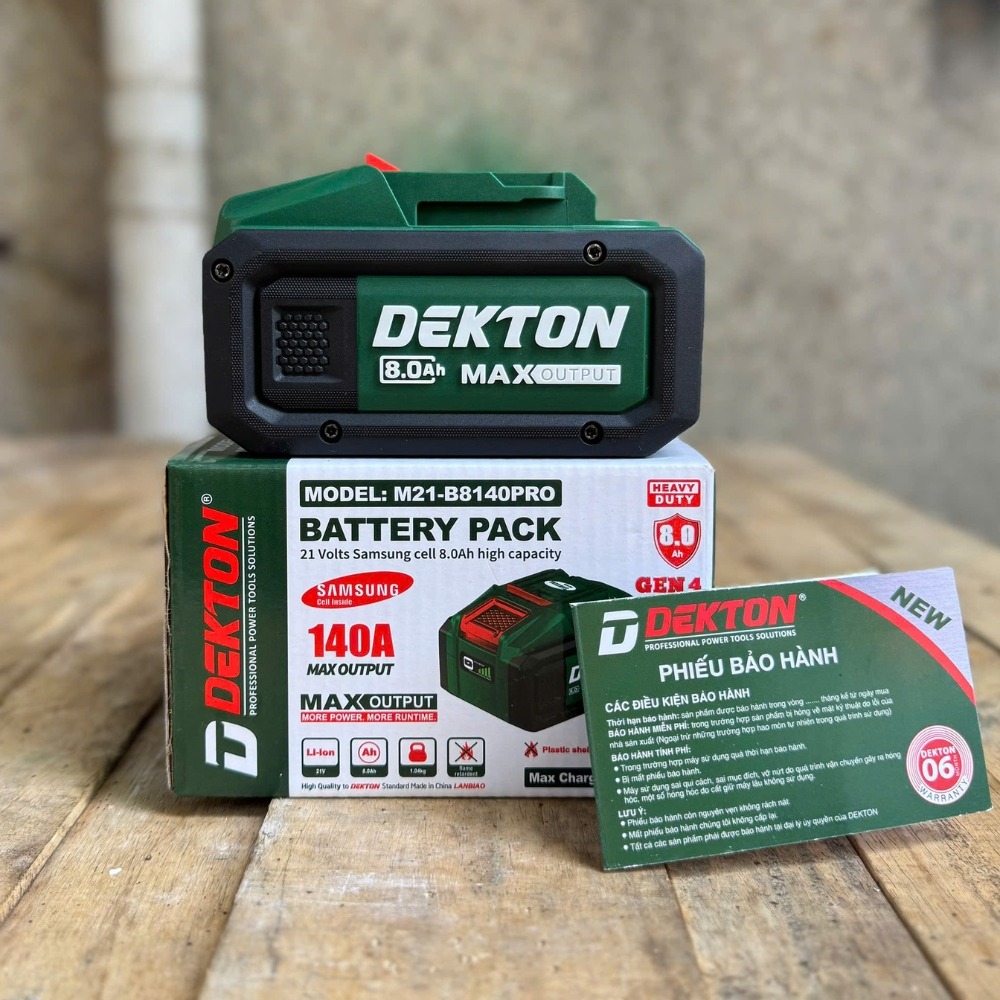 Pin 21V 8.0Ah Dekton M21-B8140PRO & M21-B8140XPRO (Cell SamSung) 7 m21-b8140xpro (7)