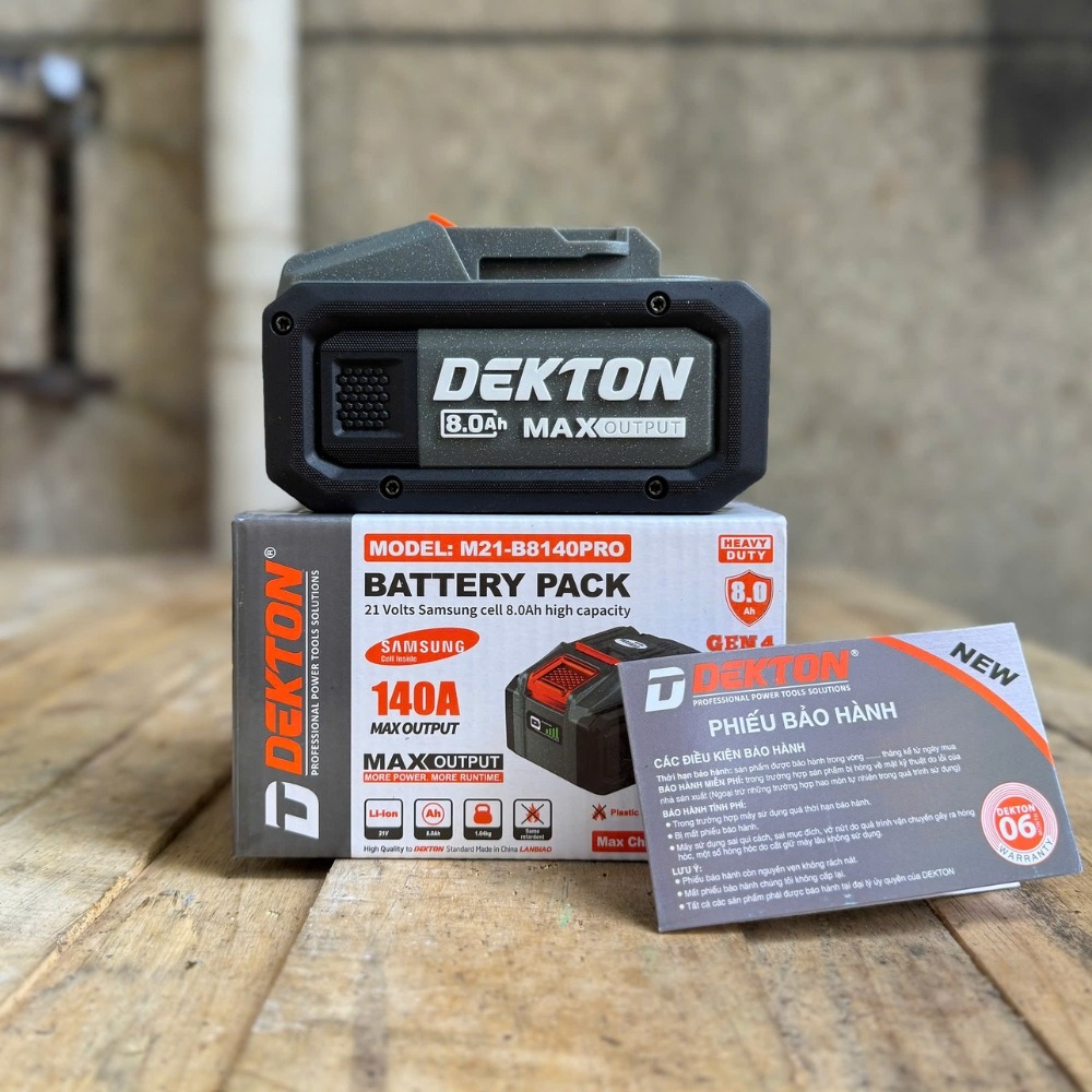 Pin 21V 8.0Ah Dekton M21-B8140PRO & M21-B8140XPRO (Cell SamSung) 8 m21-b8140xpro (8)