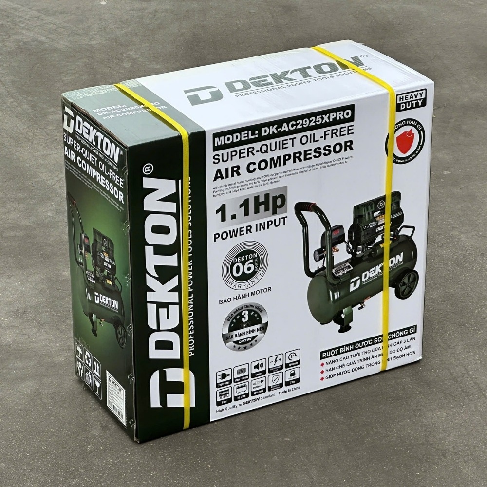 Máy nén khí không dầu 25L 1.1HP Dekton DK-AC2925XPRO 24 DK-AC2925XPRO (7)