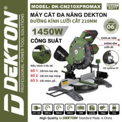 Máy cắt đa năng 1450W Dekton DK-CN210XPROMAX
