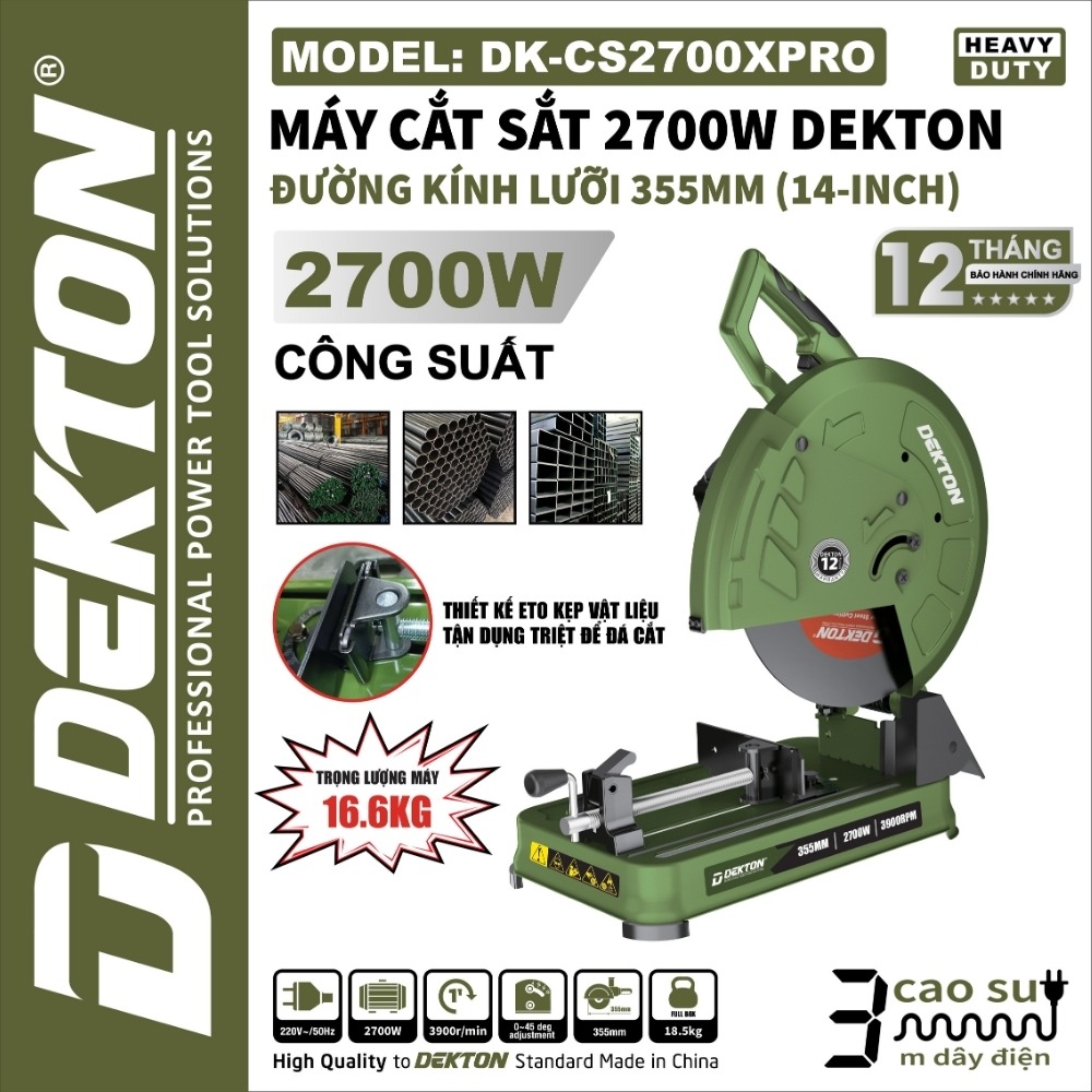 Máy cắt sắt 2700W Dekton DK-CS2700XPRO HEAVY DUTY 2 DK-CS2700XPRO (2)