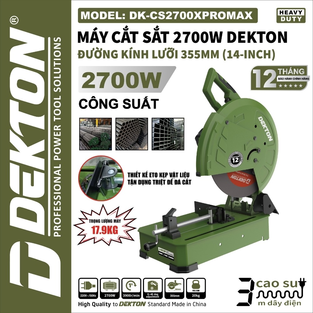 Máy cắt sắt công nghiệp 2700W Dekton DK-CS2700XPROMAX HEAVY DUTY 2 DK-CS2700XPROMAX (2)