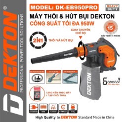 Máy thổi hút bụi 950W Dekton DK-EB950PRO