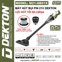 Máy hút bụi dùng pin 21V Dekton M21-HB01X