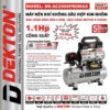 Máy nén khí không dầu hợp kim nhôm 10L Dekton DK-AC2908PROMAX