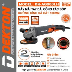 Trang chủ 212 Máy mài góc 900W-100mm Dekton DK-AG900LH