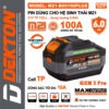 Pin 21V 6.0Ah Dekton M21-B60100PLUS (dòng xả max 100A)