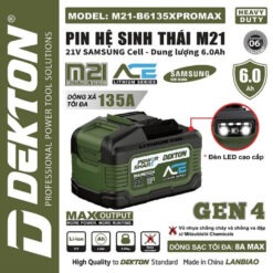 Pin 21V 7.5Ah Dekton M21-B6135XPROMAX