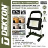 Đèn công trình dùng pin 21V-5000 lumens Dekton M21-D5000XLM