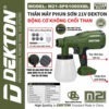 Súng phun sơn dùng pin 21V Dekton M21-SPS1000XBL