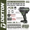 Máy siết bulong dùng pin 21V-1250Nm Dekton M21-IW950XPROMAX