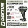 Máy siết bulong dùng pin 21V-900Nm Dekton M21-IW710XPROMAX