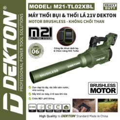 Máy thổi bụi dùng pin 21V Dekton M21-TL02XBL
