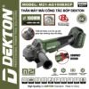 Máy mài góc dùng pin 21V-100mm Dekton M21-AG100BXCP