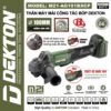Máy mài góc dùng pin 21V-100mm Dekton M21-AG101BXCP